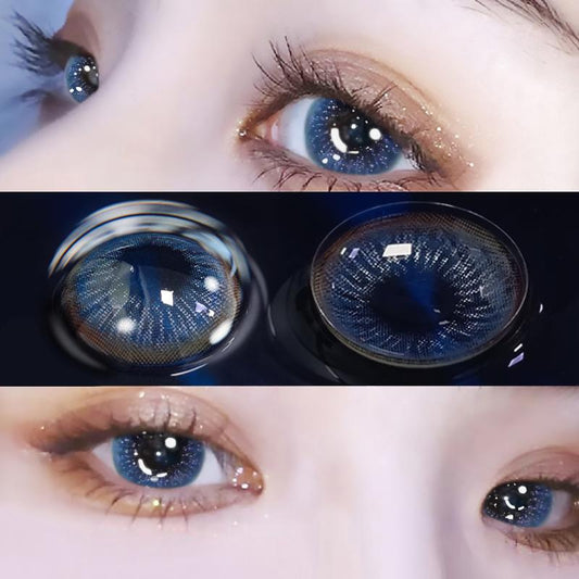 STARRY BLUE CONTACT LENS (TWO PIECES) YC24108