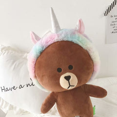 Cut rainbow unicorn hair band yv42362