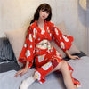 Japanese flower kimono dress yv30832