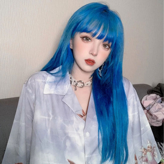 Lolita Daily Mermaid Blue Wig yv31152