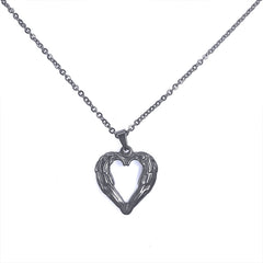 Malformed Wings Heart Necklace yv42089
