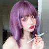 Princess cut purple wigYV44408
