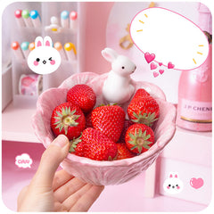 Girl Heart Rabbit Small Bowl bz1010