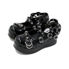 Dark Lolita Platform Shoes YV43742