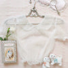 lolita lace mesh bottoming shirt yv30684