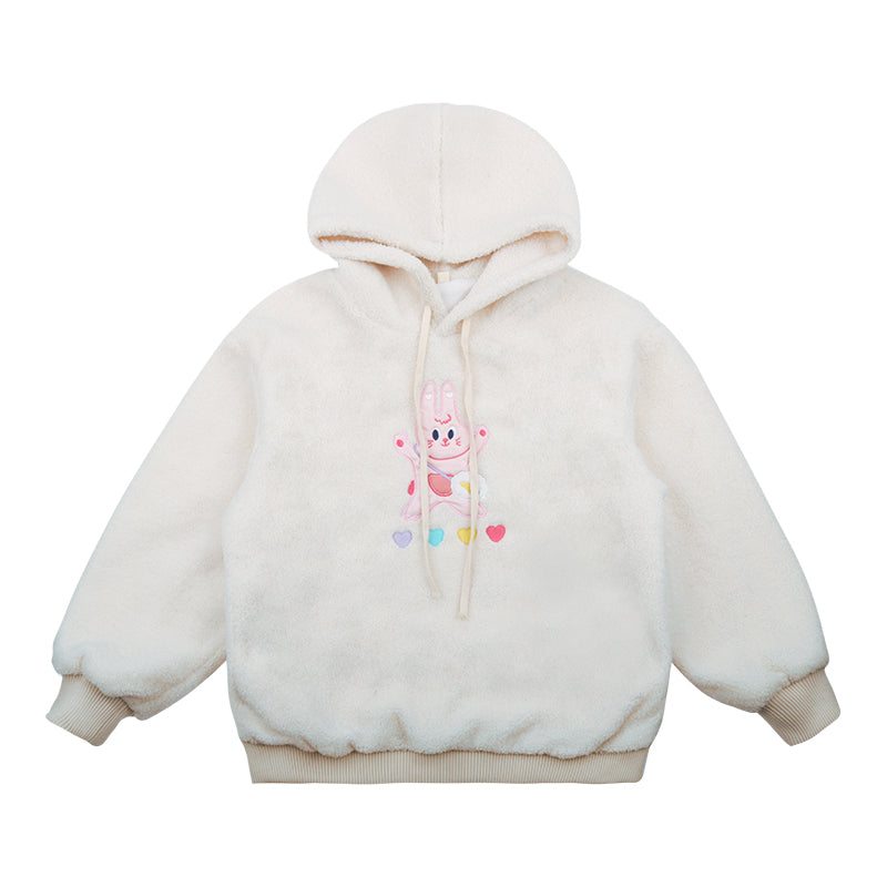 Cartoon Bunny Embroidered Sweatshirt YV43537
