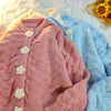 Japanese flower knitted jacket yv30452
