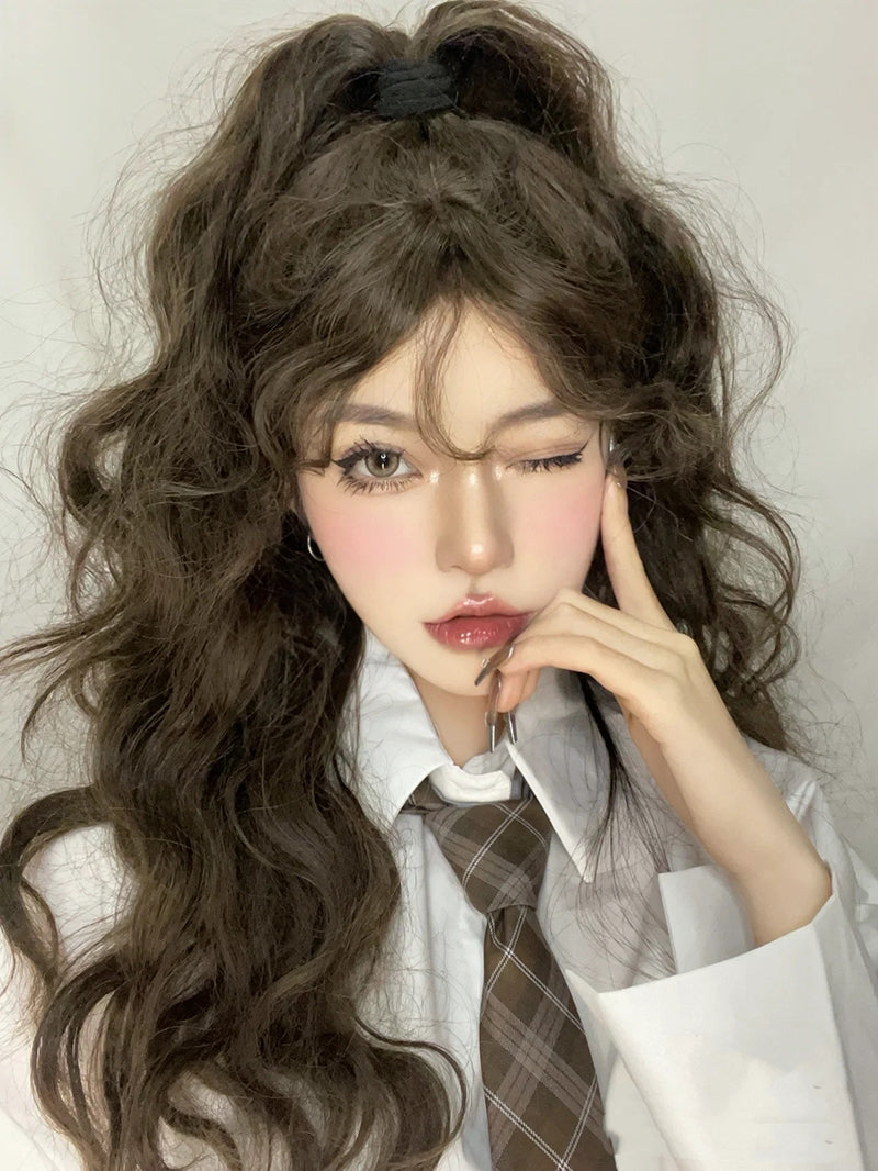 Lolita long curly wig YV46098