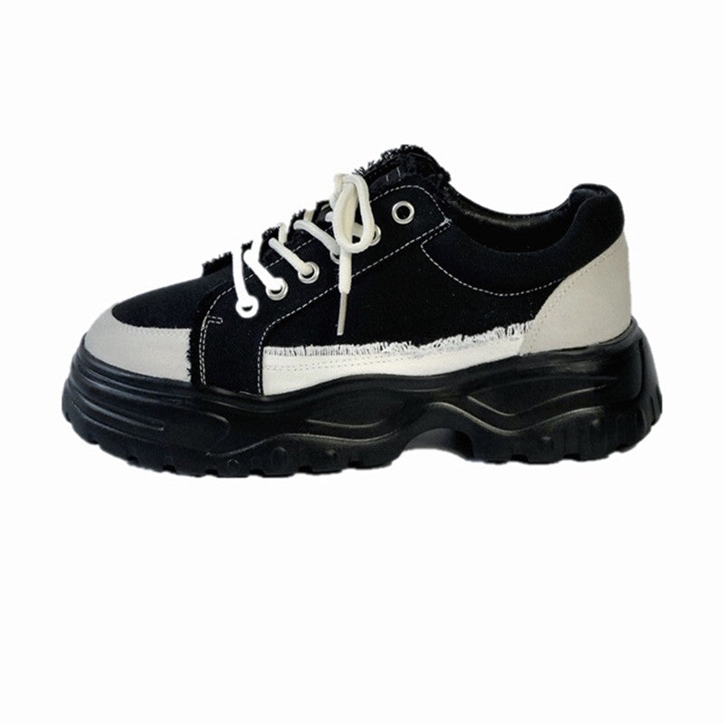 Black + White Increased Sneakers YV43482