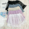 Lolita lace mesh gauze tops yv42216