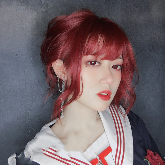 Lolita red wig YV46096