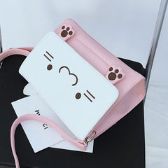 Cute cat shoulder bag YV43495