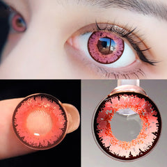 PINK CONTACT LENSES (TWO PIECE) YC21306