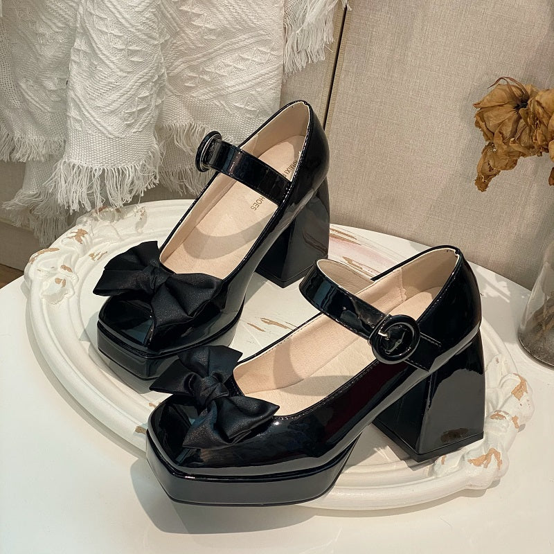 Lolita bow high heels yv31125
