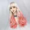 lolita gold pink gradient wig yv30356