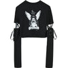 Angel print short sweater YV43710