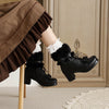 Lolita plush bow boots YV30308