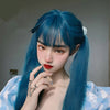 lolita daily JK blue wig yv31003
