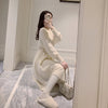 Knitted sweater dress yv42657