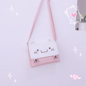 Cute cat shoulder bag YV43495