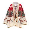 Christmas fawn knitted jacket yv46022