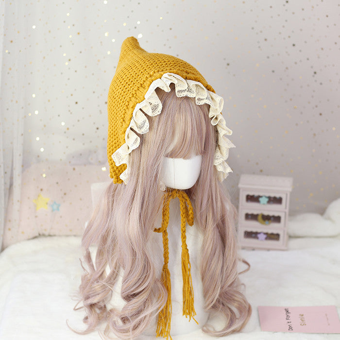 Cute lace tassel witch hat yv30442