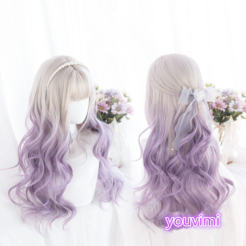 Lolita gradient purple wig yv30184