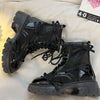 Bow Mesh Hollow Martin Boots yv31133