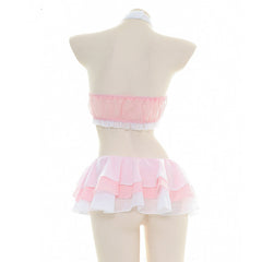 Cute bow cat maid suit yv30544