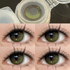 Green gem contact lenses (two pieces) yv31177