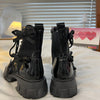 Bow Mesh Hollow Martin Boots yv31133