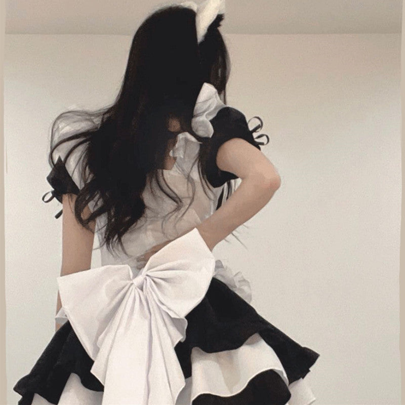 cosplay bow maid dress suit YV43769