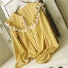 Lace chiffon long sleeve shirt YV42946