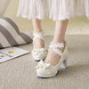 Jfashion lace sweet lolita high heels YV43939