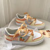 INS style carrot print sneakers YV44427