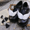 Vintage Lolita Angel Wings / Bow Shoe Clip yv42189