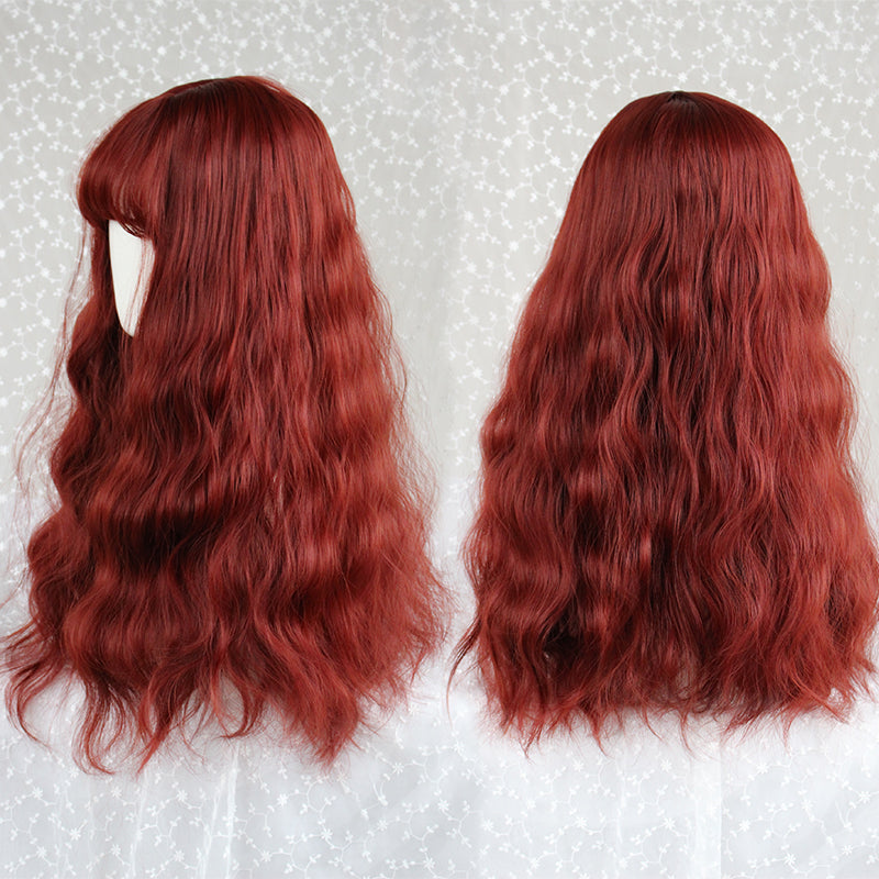 Cute wool long wig yv42042