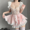 Cute lace dress set yv47276