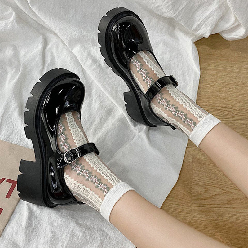Lolita JK uniform platform shoes YV43682