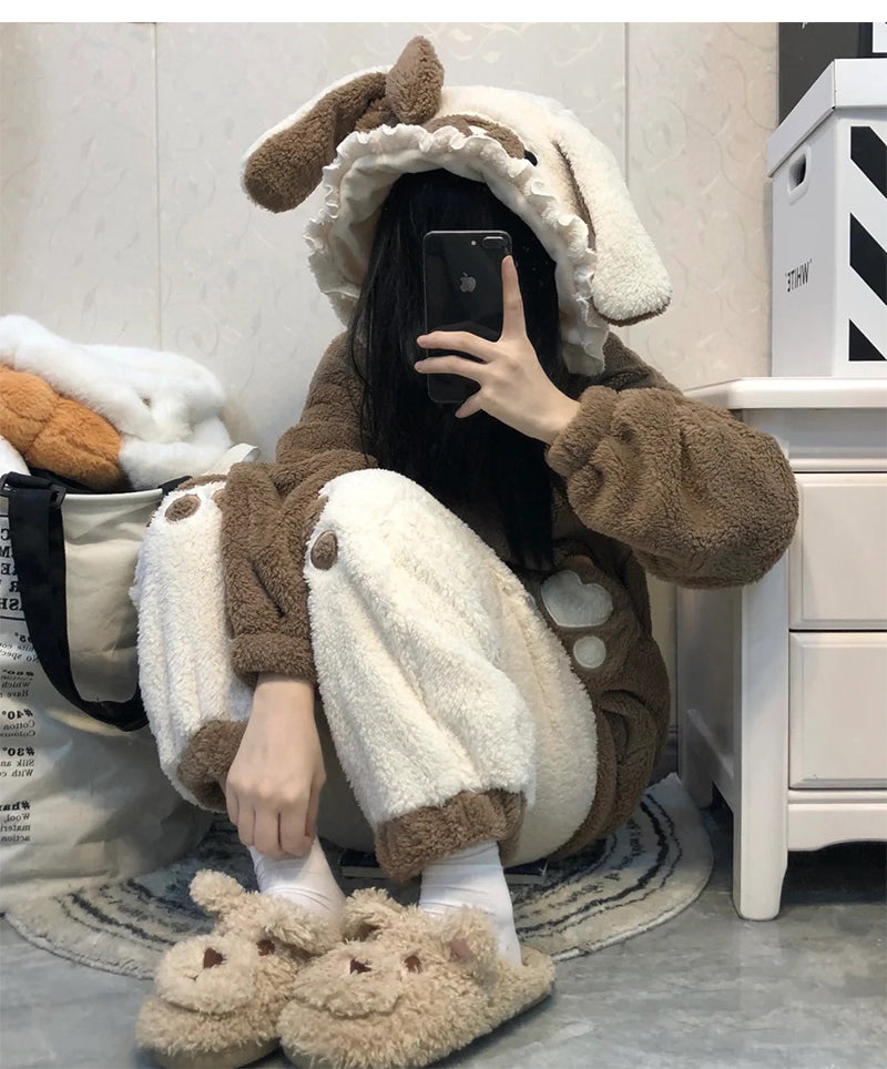 Cotton Cutie Bear Pajama Suit