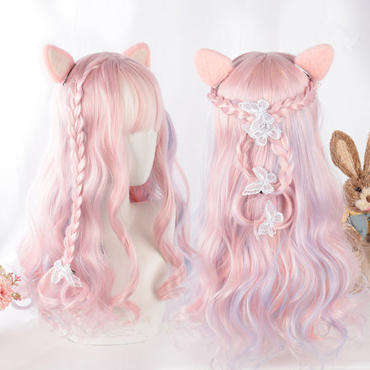 Harajuku Pink Rainbow Wig YV44451