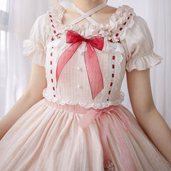 lolita bow lace shirt yv31014