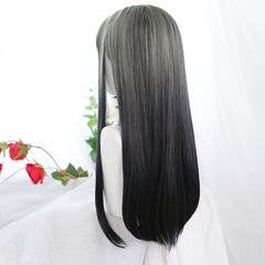 Harajuku Gradient Long Straight Wig YV43744