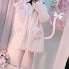 lolita cat ear plush coat yv43368