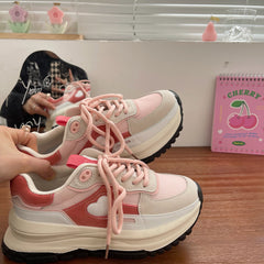 Strawberry Pink Love Sneakers yv30706