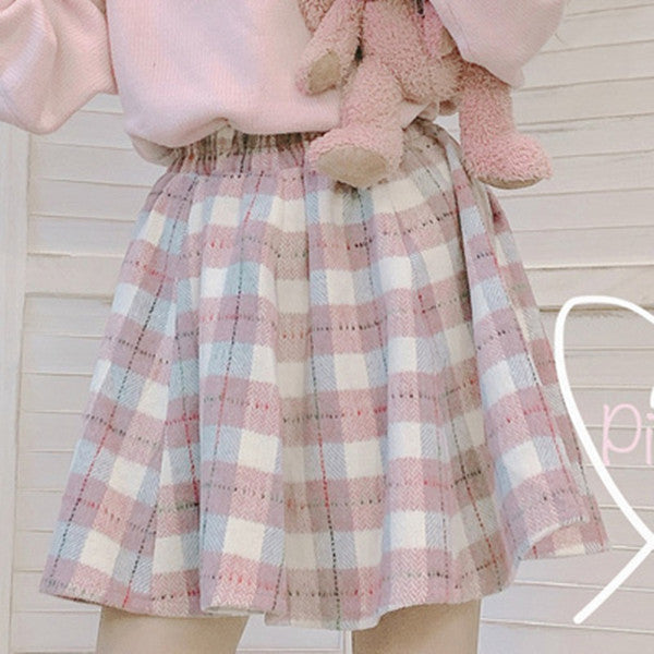 Cute Plaid Skirt YV43473 main image 0