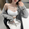 Bow lace vest Underwear yv30496