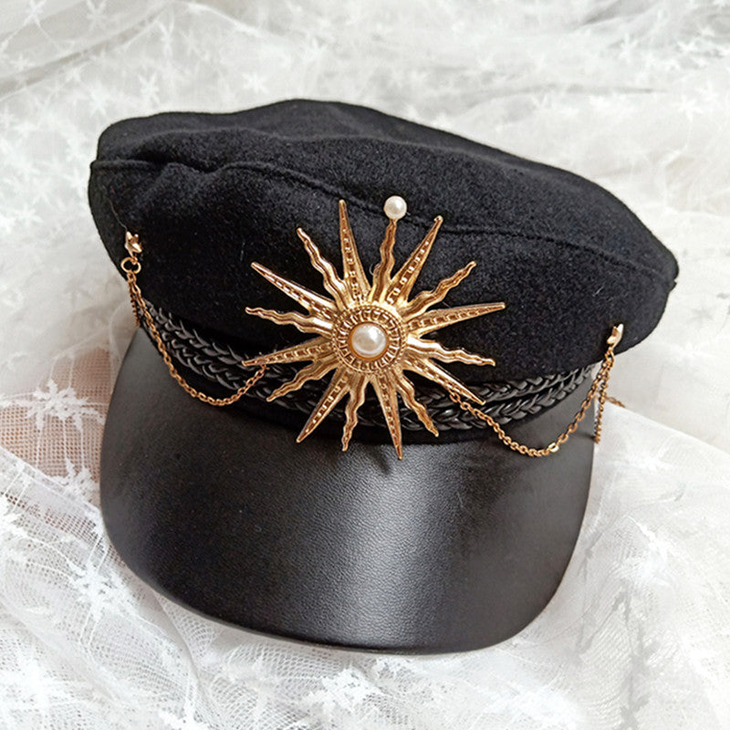 Lolita black beret YV43626