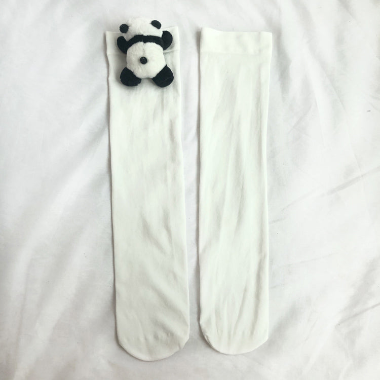 Japanese cute panda calf socks yv42559