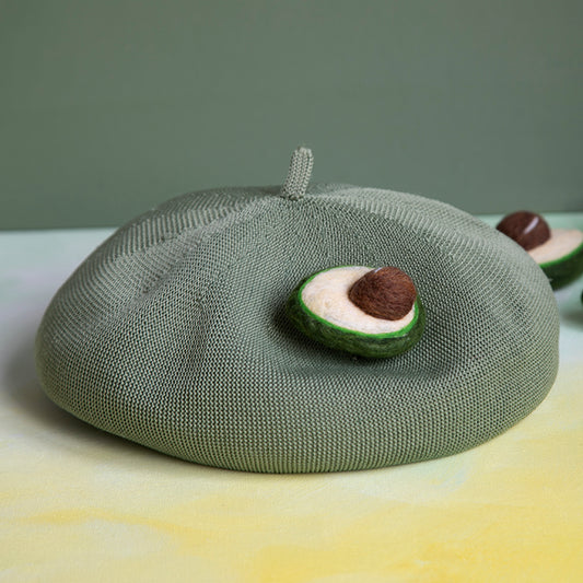 Avocado green beret YV42940